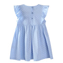 Cartoon Embroidery Design Kids Girls Summer Dresses childrensterritory