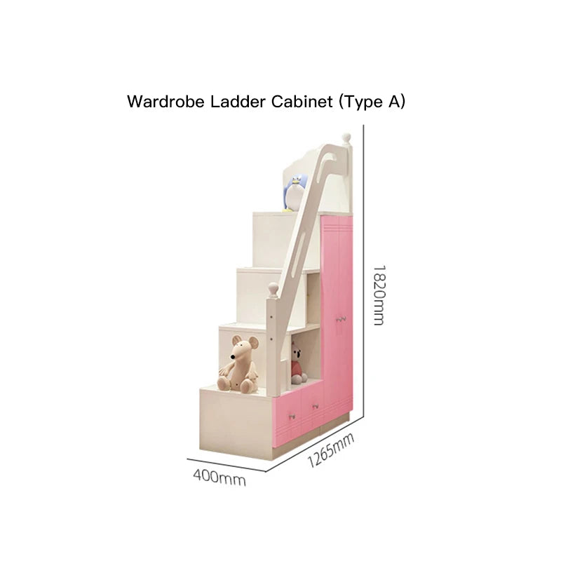 High And Low Pink Princess Castle Kids Bed childrensterritory