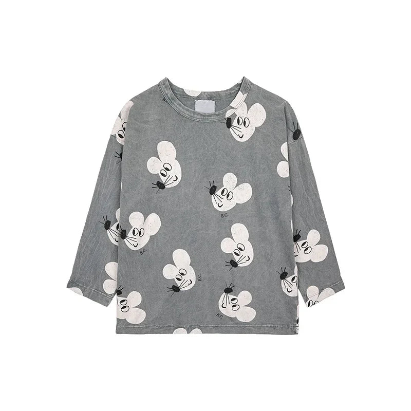Kids Boys and Girls Trendy Long Sleeve Cool Cartoon Tops childrensterritory