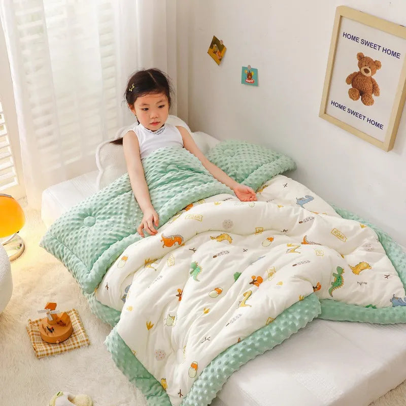Soft Breathable Warm Baby Thick Quilted Blanket