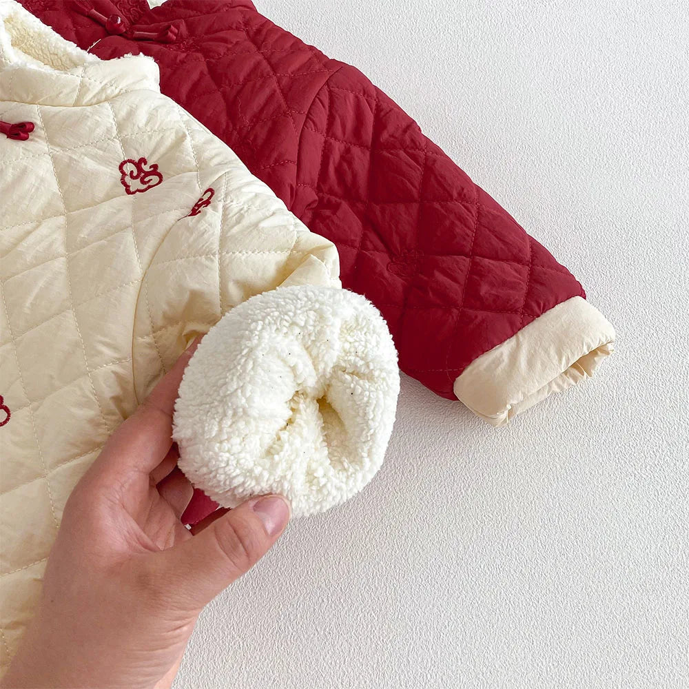 Girls’ Soft & Warm Elegant Winter Coat