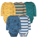 Cartoon Print Soft Cotton Bodysuits For Newborn Babies childrensterritory