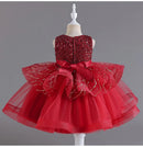 Kids Girls Sequins Design Tutu Wedding Party Dresses childrensterritory