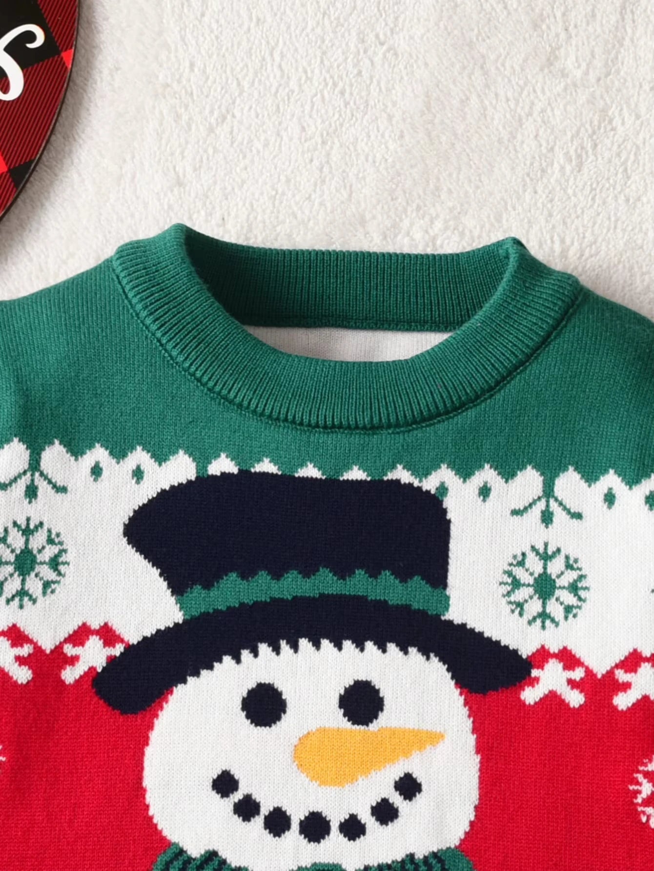 Kids’ Christmas Design Long-Sleeved Winter Sweater