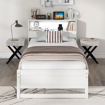 Modern Kids Bed Frame with Stylish &amp; Functional Design childrensterritory