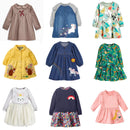 Girls' Full-Sleeve Printed Dresses For Summer childrensterritory