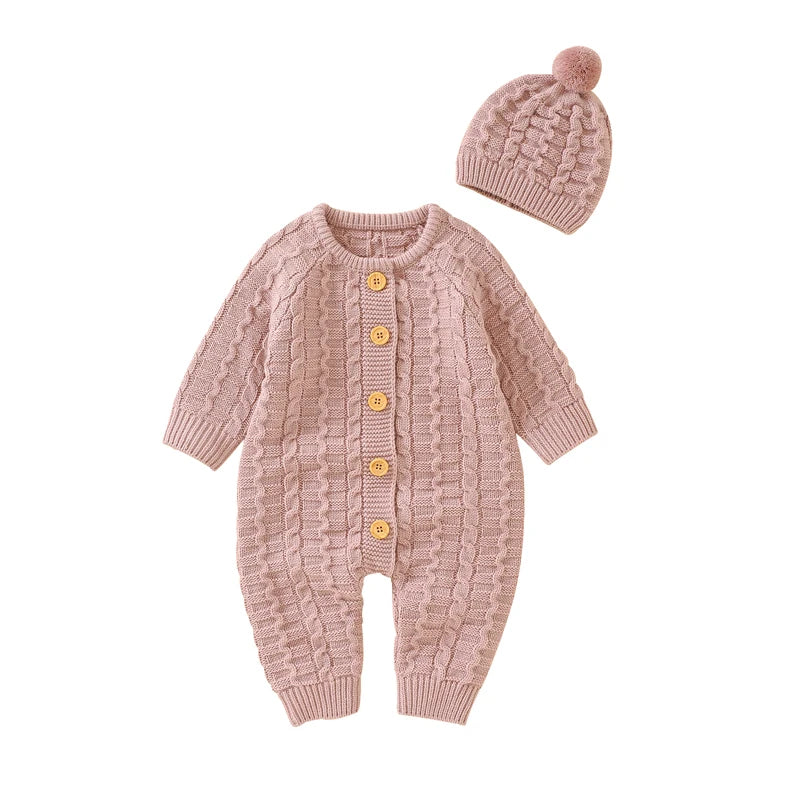 Baby Kids Long Sleeves Soft Winter Bodysuits