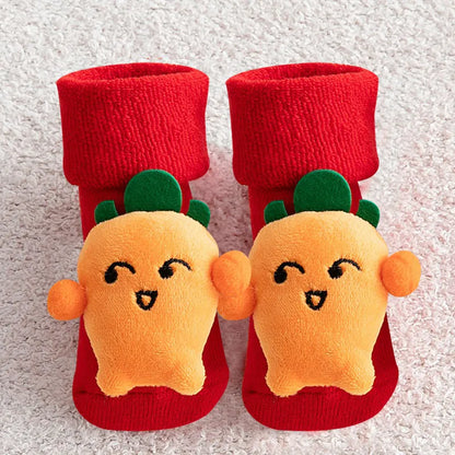 Baby Non-slip Printed Soft Christmas Socks childrensterritory