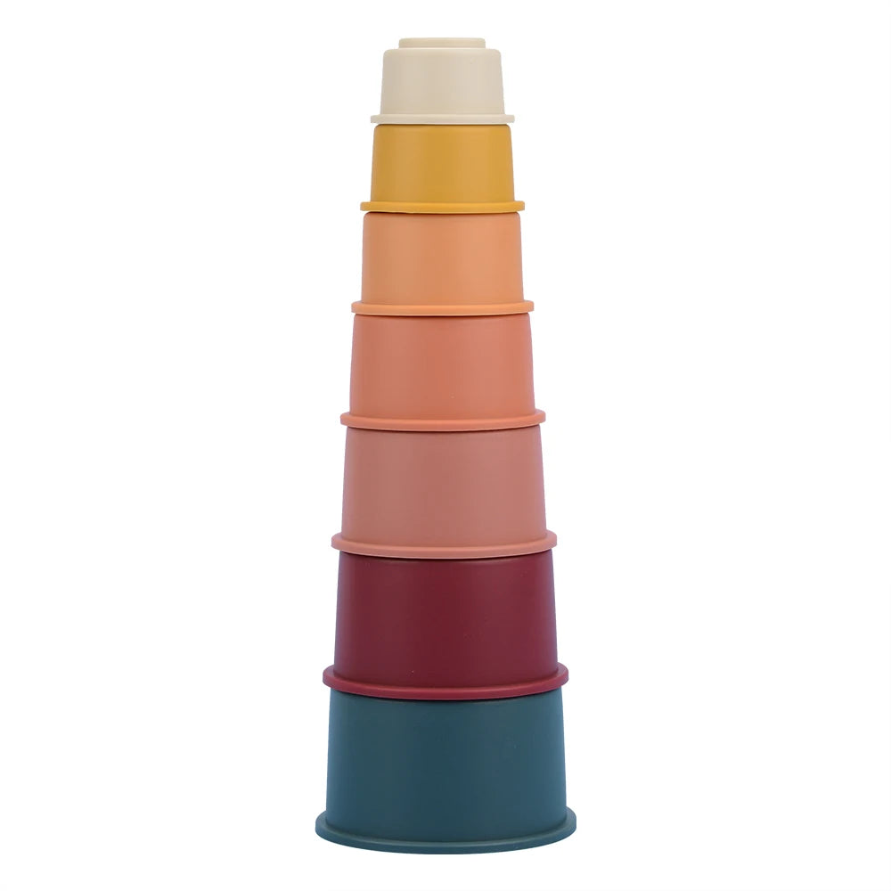IQ-Enhanced Kids Silicone Building Block Toys