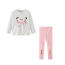 Cartoon Design Long Sleeve Girls 2pcs Fall Clothing Sets childrensterritory