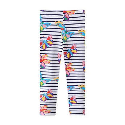 Animal Butterfly Sequin Straight Leggings for Girls childrensterritory