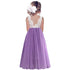 Kids Girls Flower Lace Design Princess Party Dresses for Summer childrensterritory
