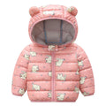 Baby Boys/Girls Cartoon Print Hooded Parka/Jackets