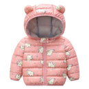 Baby Boys/Girls Cartoon Print Hooded Parka/Jackets