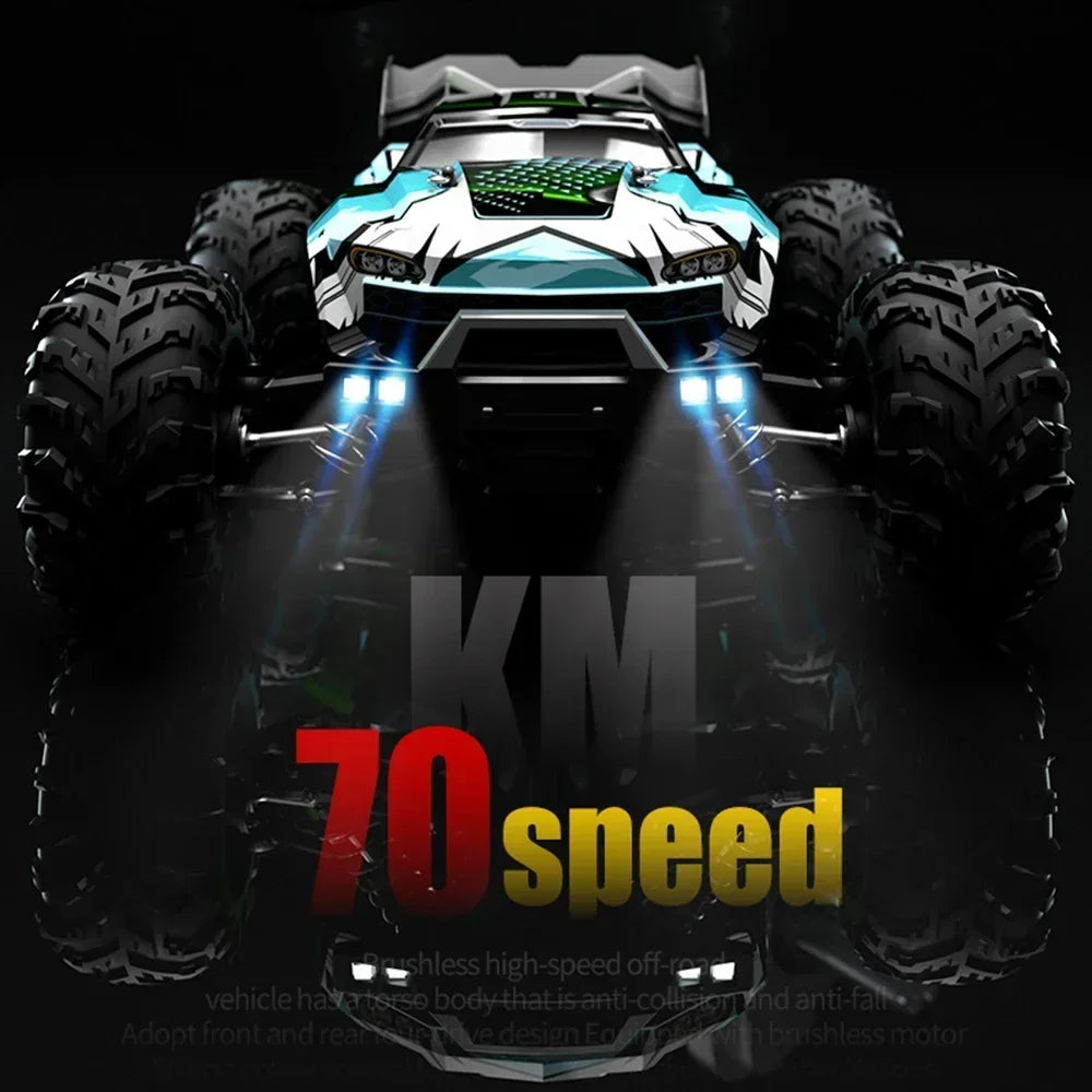High-Speed 70KM/H 4WD RC Car With Led Lights childrensterritory