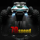 High-Speed 70KM/H 4WD RC Car With Led Lights childrensterritory