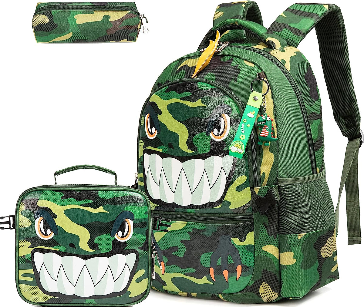 Cartoon Design 3pcs Kids School Backpacks for Girls childrensterritory