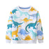 Kids Boys Cartoon Dinosaurs Print Cotton Sweatshirts childrensterritory