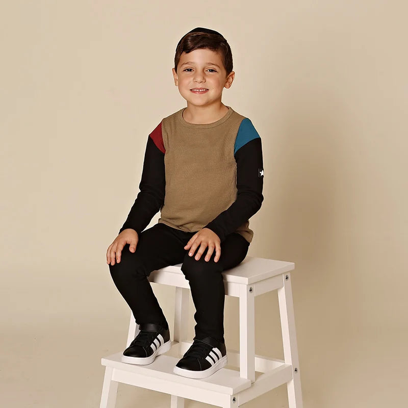 Family Matching Winter T-shirt and Long Dress Set childrensterritory