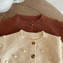 Infant Girls Long Sleeve Embroidery Knitted Cardigan childrensterritory