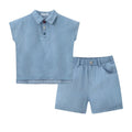 Family Matching Embroidered Denim Clothing Set for Summer childrensterritory