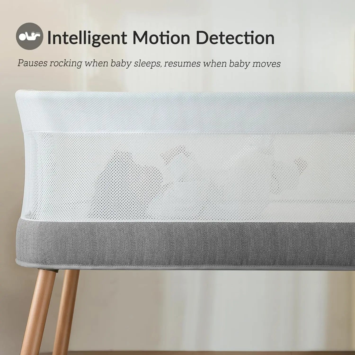 Smart Electric and Musical Rocking Bassinet for Baby