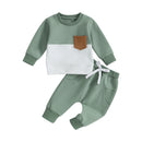 2PCS Warm Sweatshirts and Long Pants Baby Tracksuit childrensterritory