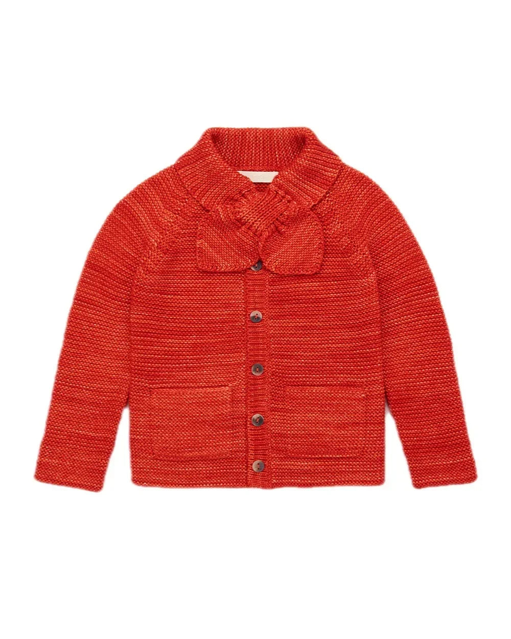 Retro Countryside Style Girls Knitted Cardigan Half Skirt Set childrensterritory