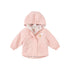 Kids Pink Cartoon Hooded Long Sleeve Casual Jacket childrensterritory