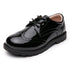 Kids Boys Genuine Leather Flat Classic Black Loafers childrensterritory