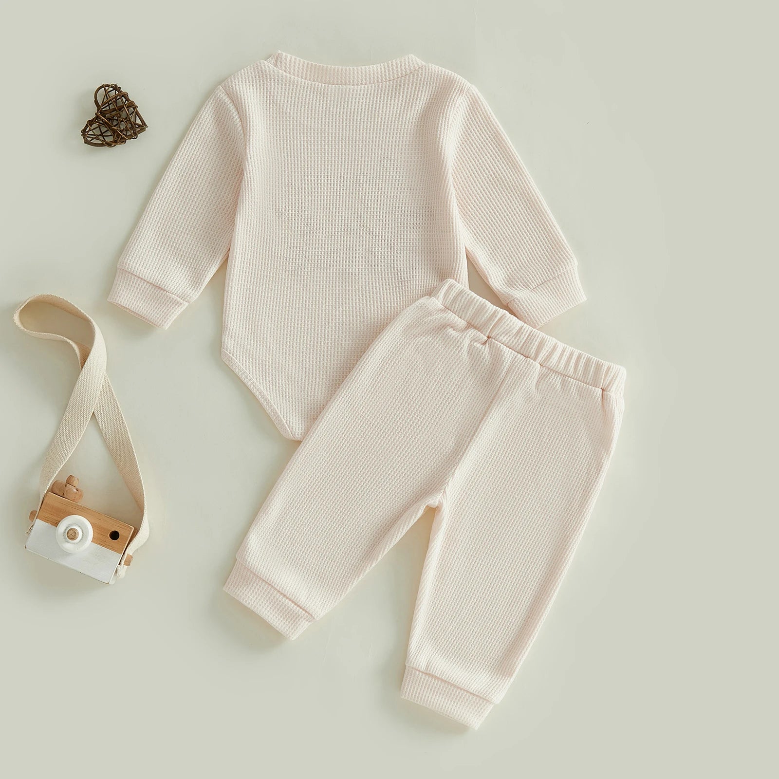 Baby Boys’ Embroidered Winter Casual Outfit Set