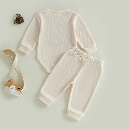 Baby Boys’ Embroidered Winter Casual Outfit Set childrensterritory