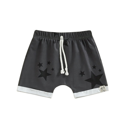 Baby Boy Elastic Waist Striped Summer Shorts childrensterritory