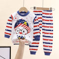 Kids Cartoon Print Autumn Casual Clothing Set childrensterritory