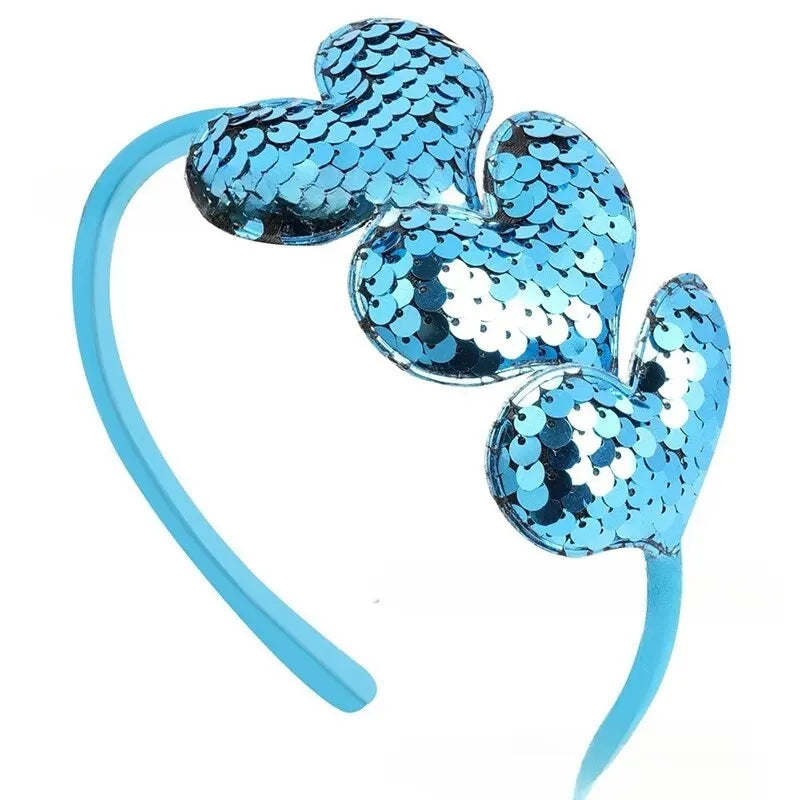 Heart-shaped Colorful Simple Headbands for Girls childrensterritory