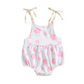 Baby Girl Floral Print Sleeveless Summer Bodysuit childrensterritory