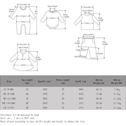 2PCS Cute Cartoon Print Baby Top + Shorts Home Wear Sets childrensterritory