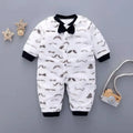 Soft Flannel Warm Printed Baby Romper for Winter
