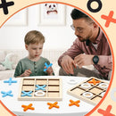 Kids' Mini Wooden XO Tic Tac Toe Game childrensterritory