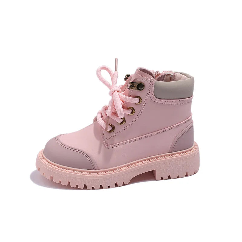 Kids Britain Style Versatile Mid-calf Boots/Casual Shoes childrensterritory