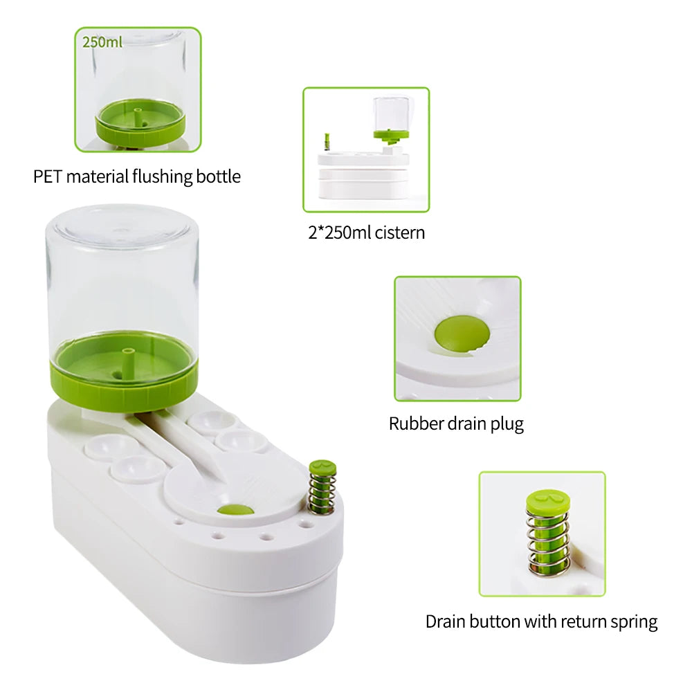 Graffiti Paint Brush Cleaner Bucket With Drain Button