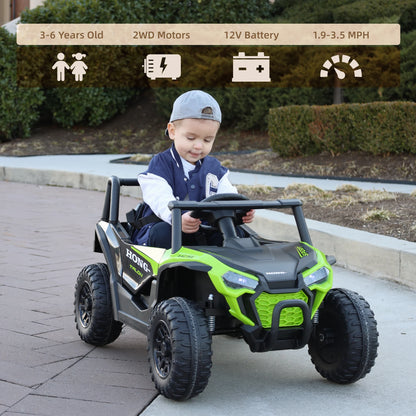 Kids 12V Electric Ride UTV Car w/ Remote Control LED childrensterritory