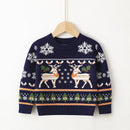 Soft Wool Cartoon Design Christmas Knit Sweatshirts for Kids childrensterritory