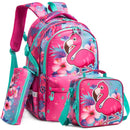 Kids 3pcs School Backpack of Astronaut and Dinosaurs Print childrensterritory