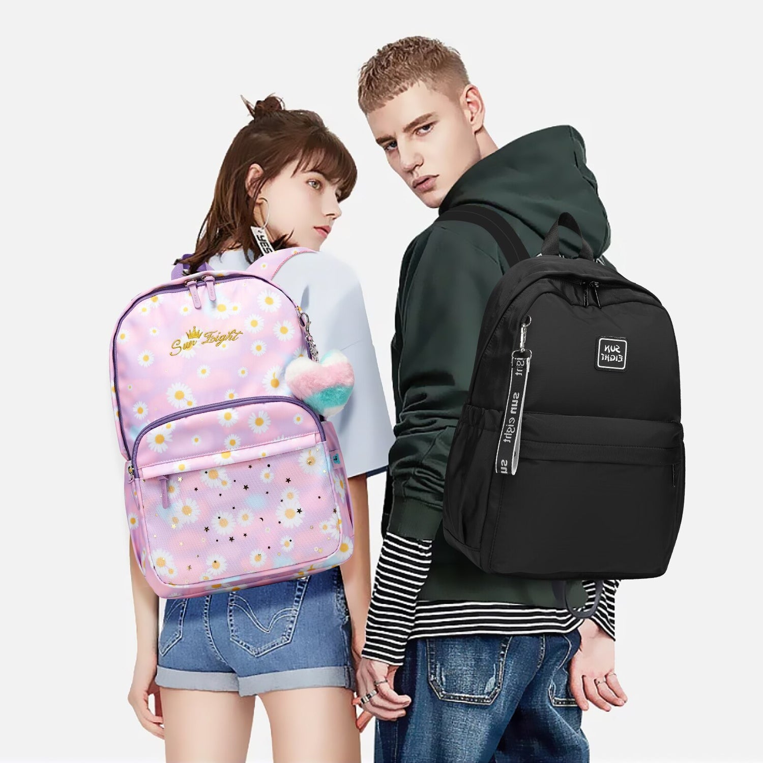 Multi-Pocket Gradual Kids Unisex Waterproof Backpack childrensterritory