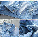 Floral Design Little Girls' Sweet Princess Denim Jacket childrensterritory