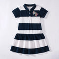 Little Girls Cartoon Embroidered Design Summer Dresses childrensterritory