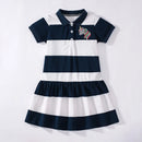Little Girls Cartoon Embroidered Design Summer Dresses childrensterritory