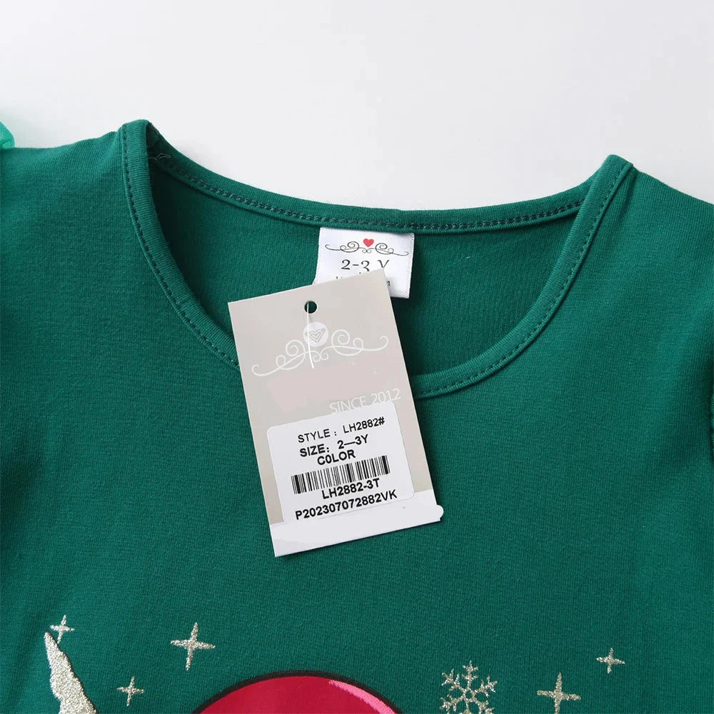 Girls Unicorn Printed Full Sleeve Straight Top childrensterritory