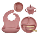 Baby 6/8-piece Silicone Tableware Set